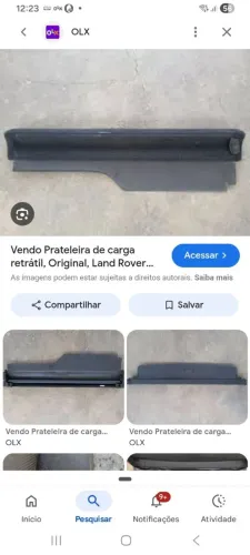 Prateleira para land rover 