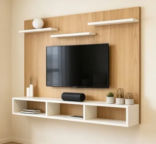 PAINEL 55'' AMADEIRADO COM ENTREGA E INSTALAÇÃO