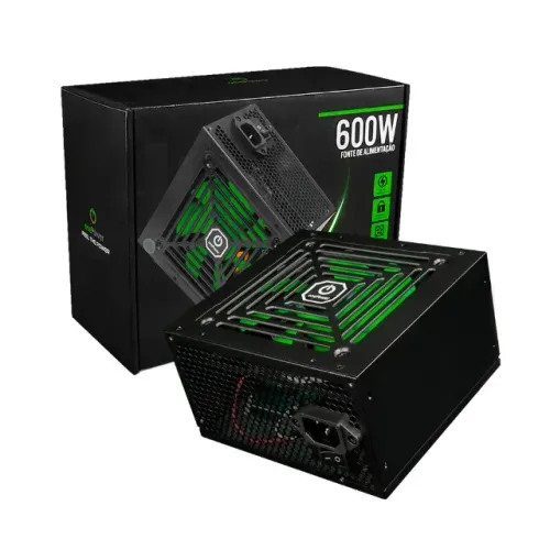 Fonte 600W One Power ATX Bivolt Automático PFC Ativo