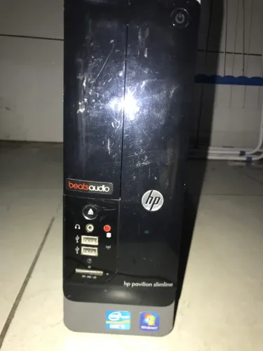 Hp pavilon slimline! Funcionando ! Retirado apenas os pentes de memoria!
