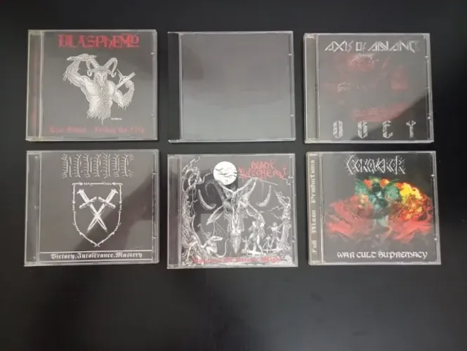 LOTE CDS BLACK DEATH METAL CANADENSE (ACEITO TROCAS)