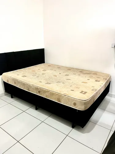 Cama Box Casal + Colchão de Casal