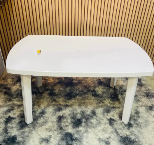 Mesa Plástica Piscina Praia Desmontavel Branca Sol Camboriu