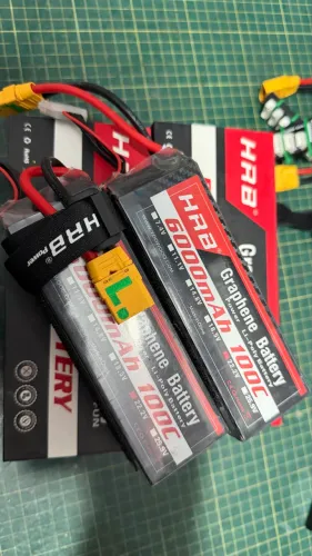 Duas Bateria HRB 6s aeromodelo