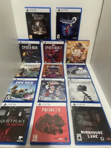 Jogos PS5 à partir de 100,00 lista na descrição