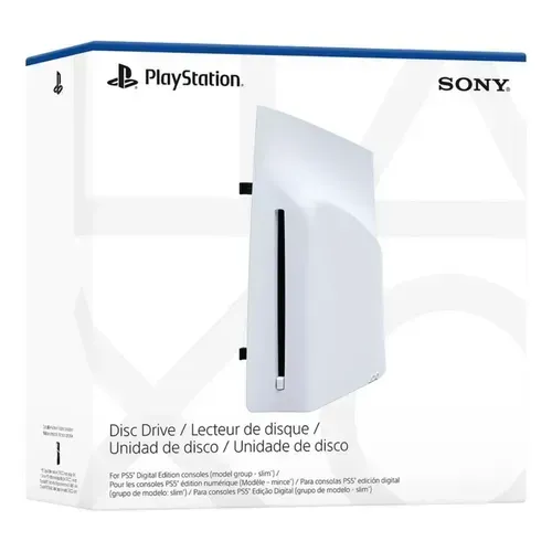 Leitor/Unidade de Disco para PS5 Slim e PS5 Pro - Com garantia estendida.