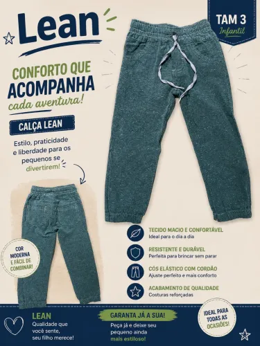 Calça infantil jogar