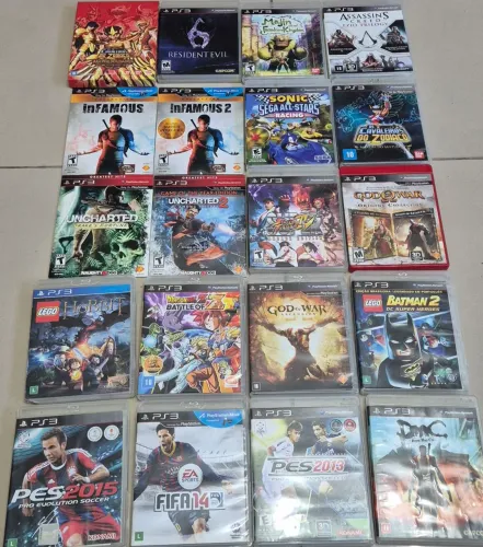 20 Jogos Originais Playstation 3 Ps3