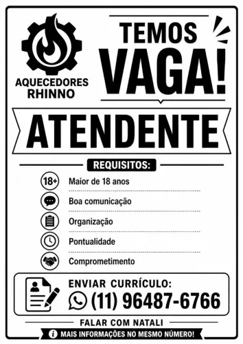VAGA DE TRABALHO