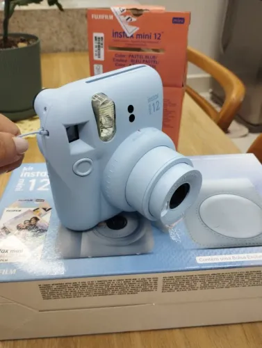 Câmera Polaroid Azul Nova