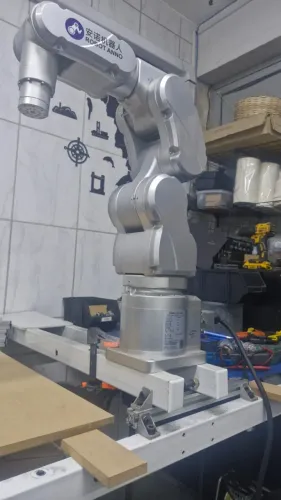 Robô Industrial 6 Eixos Alta Precisão Carga 5kg Robotanno 127/220v Corpo Alumínio