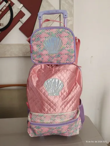 Mochila escolar de rodinha 