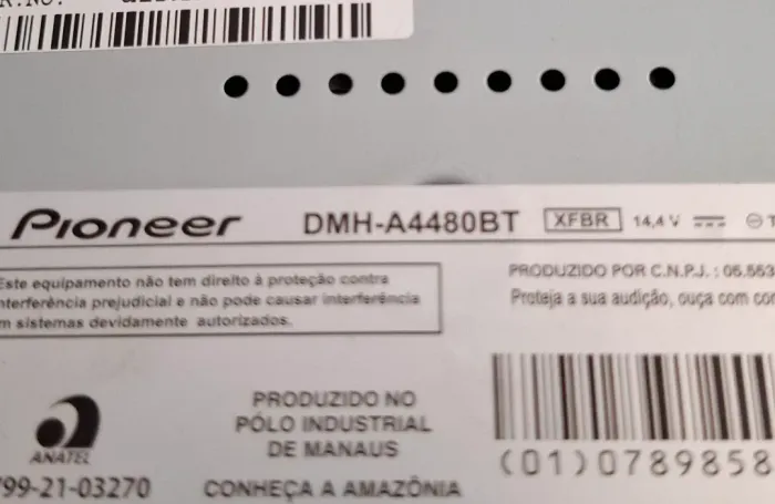 Multimédia PIONEER DMH-4480BT