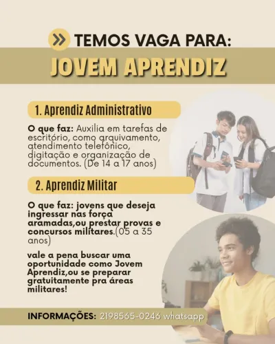 Jovem aprendiz 