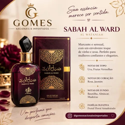 Perfume Árabe Sabah Tradicional - 100% original