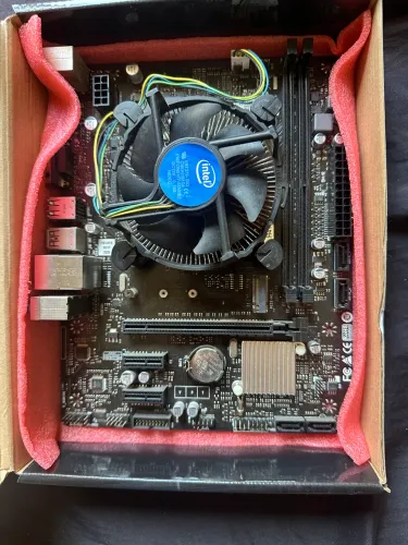 Placa mãe, processador, Intel 10g placa integrada, h410m