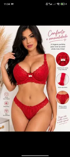 LINGERIE VERMELHA