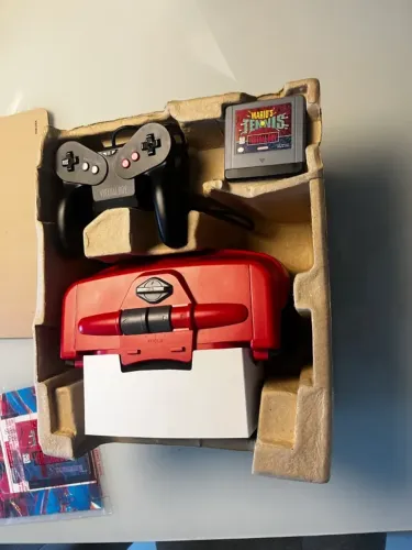 NINTENDO VIRTUAL BOY AMERICANO - COMPLETO NA CAIXA + JOGO ORIGINAL + MANUAIS