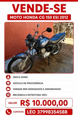 HONDA CG ESI 2012