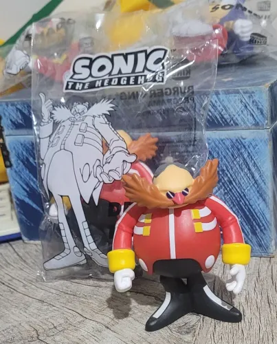 Boneco Sonic Burger King 2024 - Dr.Eggman (Lacrado e novo)