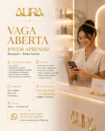 Vaga recepção