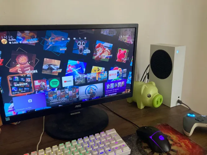 Troco Xbox Séries S 1TB por PC Gamer (descrição)