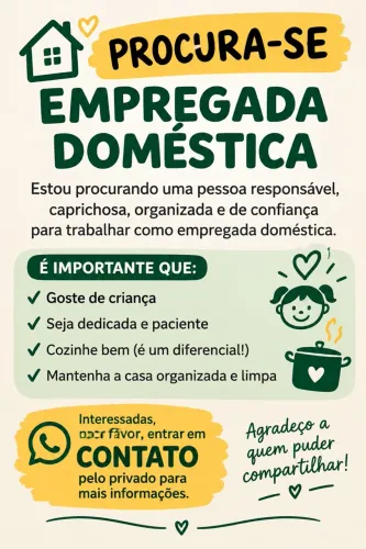 Emprego de doméstica