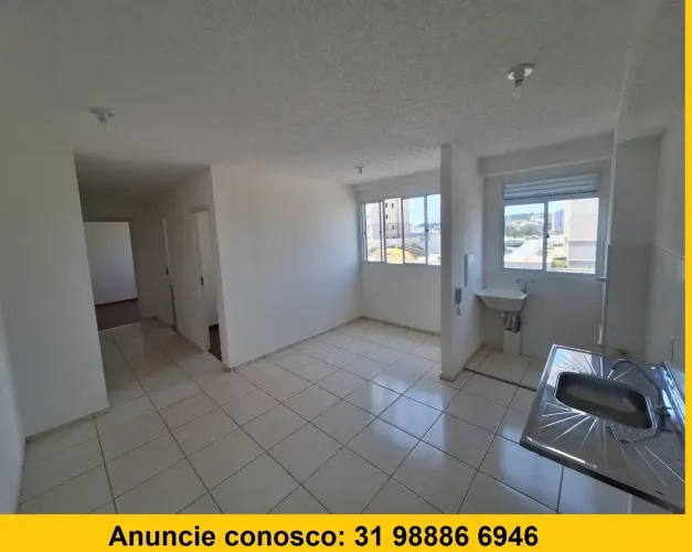 Vendo Aptº 2quartos, 53m², 3º ANDAR, ELEVADO, lazer completo Bairro MANTIQUEIRA BELO HORI