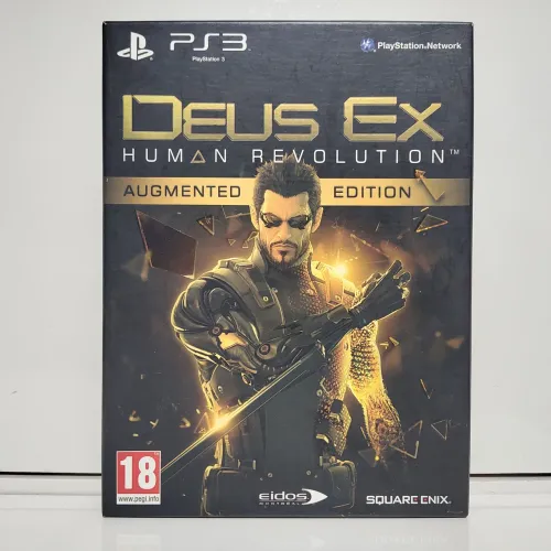 Deus Ex Human Revolution Augmented Edition PS3 Box com Jogo Lacrado CIB Playstation 3