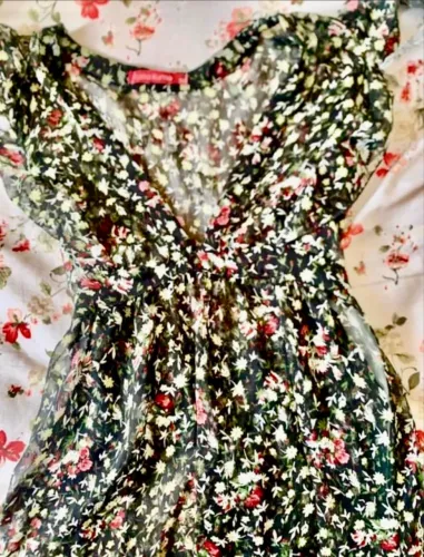 Vestido florido vintage 