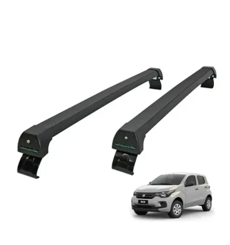 Rack De Teto Long Life Sports Preto Fiat Mobi 2017 A 2026 27