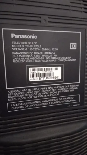 ? POR FAVOR LEIA A DESCRIÇÃO ? Vendo TV Panasonic 26 polegada no estado