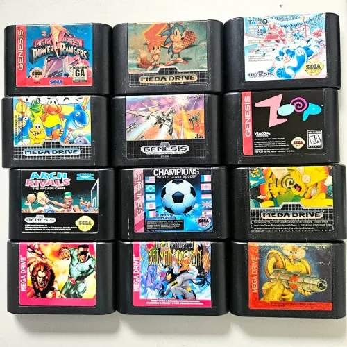 Lote jogos mega drive sega genesis