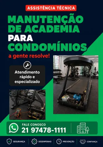Manutenção de academia para condomínios