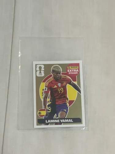 Figurinha legend yamal ouro 