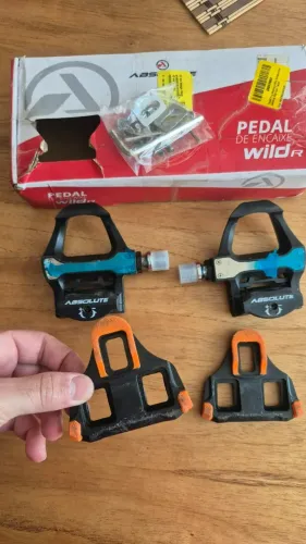 Pedal Absolute Wild R Encaixe Bike Speed Estrada Taquinhos