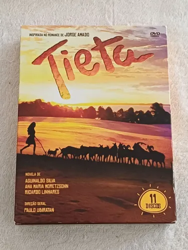 BOX DVD NOVELA TIETA - COLEÇÃO ESPECIAL GLOBO MARCAS (11 DISCOS) - IMPECÁVEL