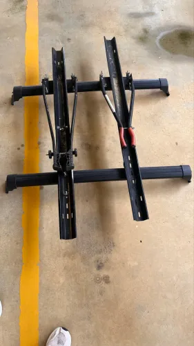 Transbike com rack de teto