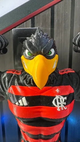 Mascote do Flamengo urubu rei