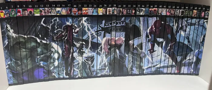 HQs coleção Marvel Salvat capa preta (43 volumes)