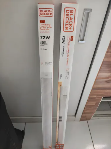 Luminaria Linear 72w 120cm Luz Branca 6500k Alta Potencia