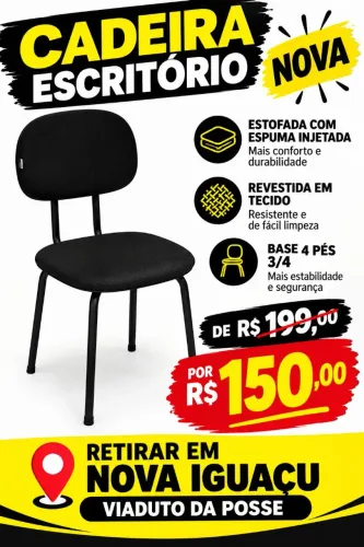 Cadeira de mostruário Nova
