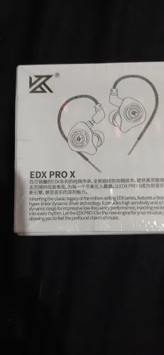 Fone kz EDX pro x novo