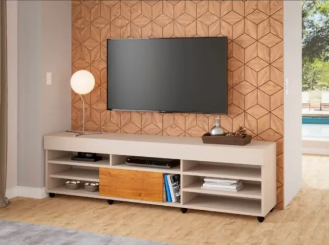 Rack Bancada Slim com Porta de Correr