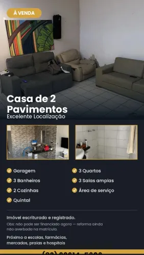 Casa com 2 pavimentos
