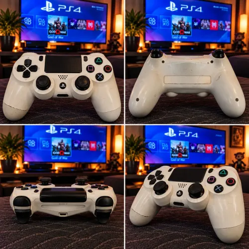 Controle PS4 Sony DualShock Branco Original