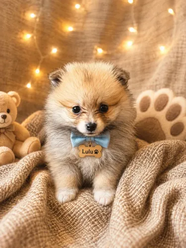 Spitz alemão Lulu da Pomerânia