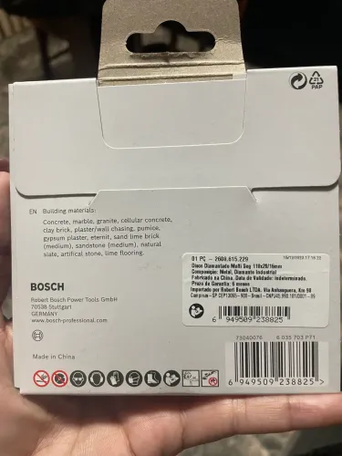 DISCO DIAMANTADO BOSCH 110MM ORIGINAL