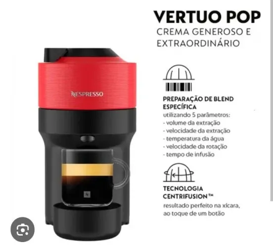 Cafeteira nova cápsula usei 1 vez