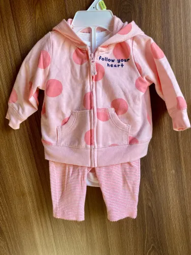 Conjunto Carter?s Body calça jaqueta 3m